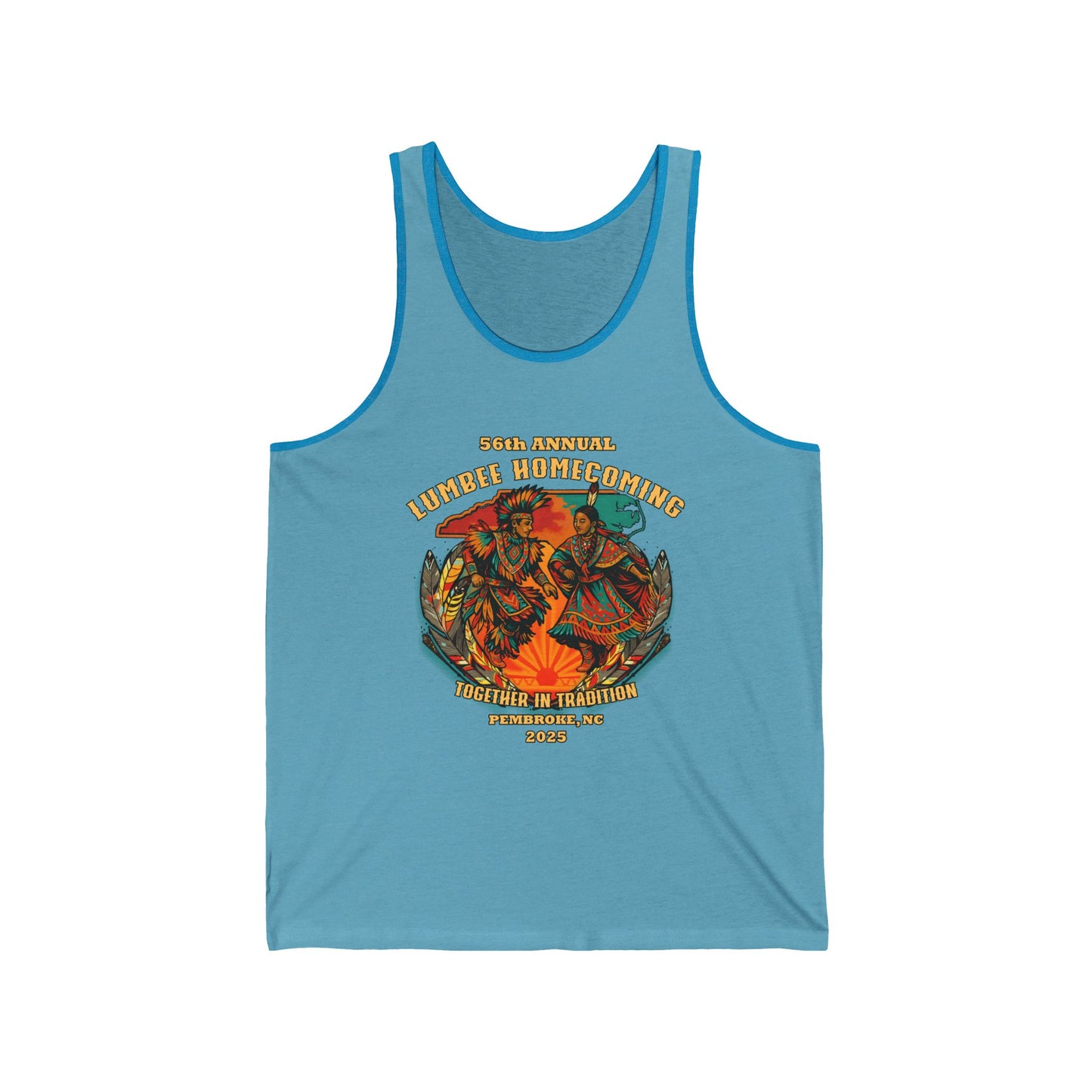 56th Annual Lumbee Homecoming tank top for Men | Unisex design