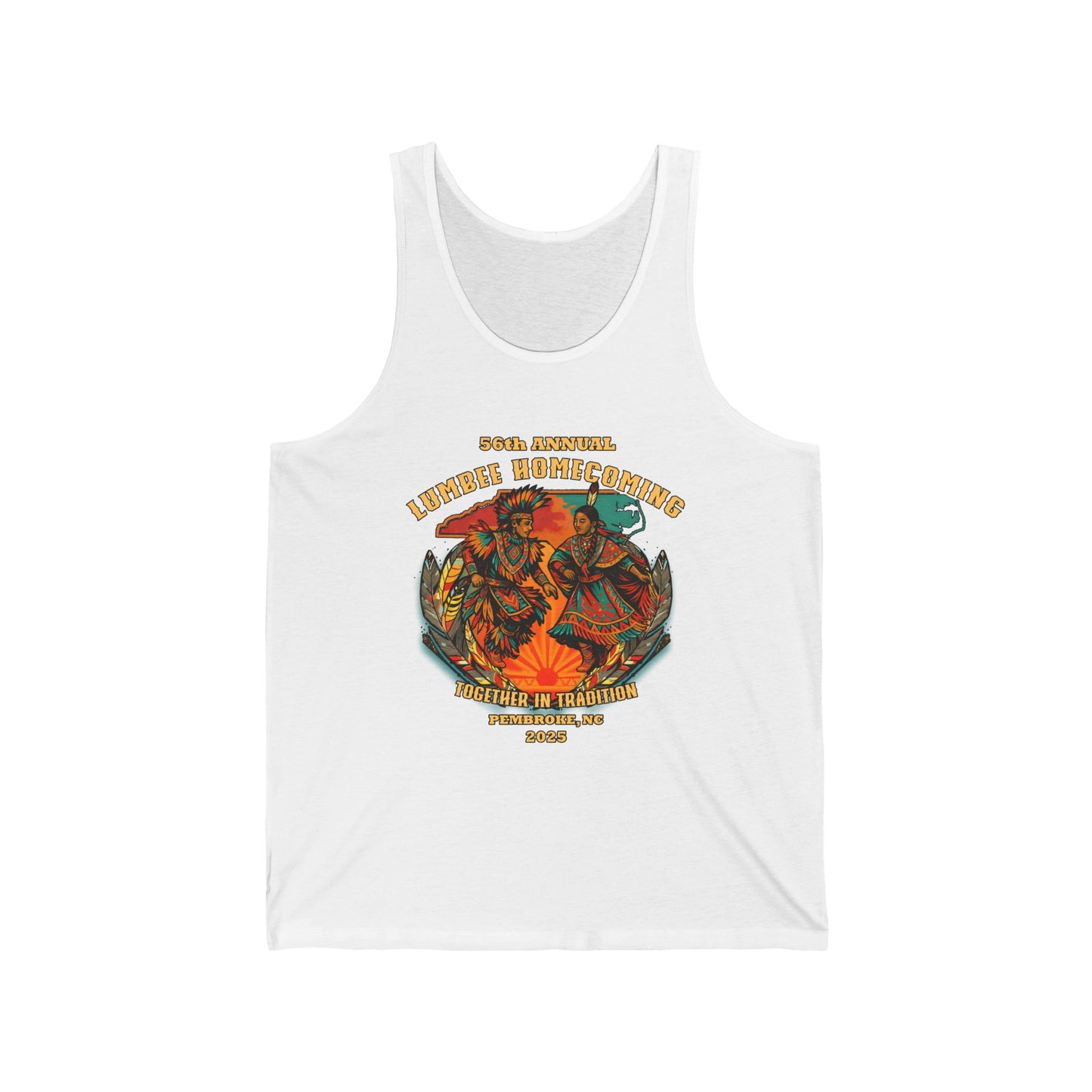 56th Annual Lumbee Homecoming tank top for Men | Unisex design