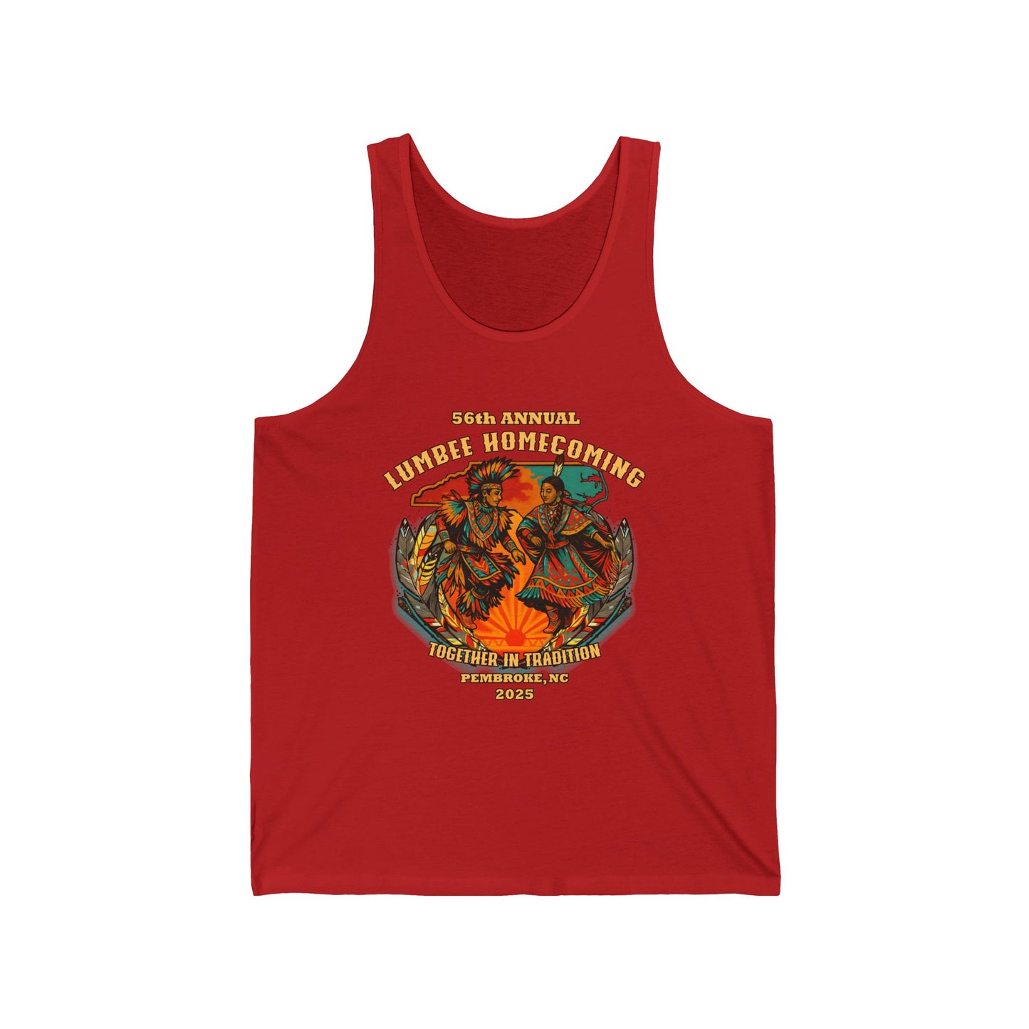 56th Annual Lumbee Homecoming tank top for Men | Unisex design