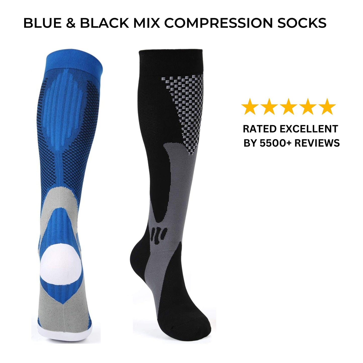 Vital Flows Compression Socks (20-30 Mmhg)