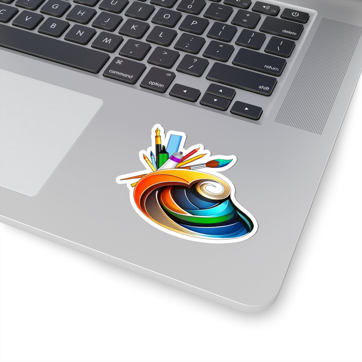 Vibrant Art Supplies Kiss-Cut Stickers for Creative Souls