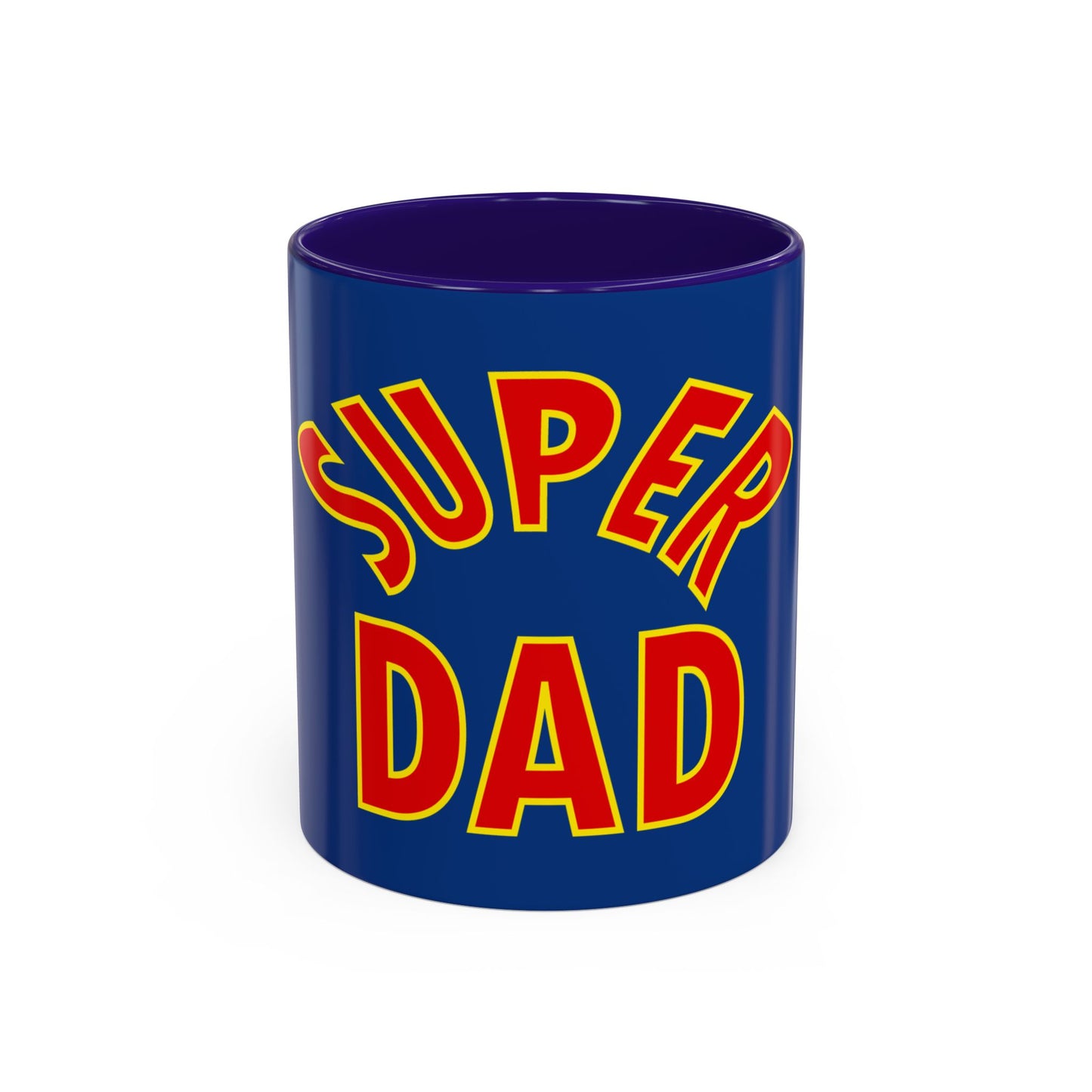 Super Dad Colorful Mug - Perfect Gift for Fathers Day, Birthdays & Special Occasions - 11oz & 15oz Sizes