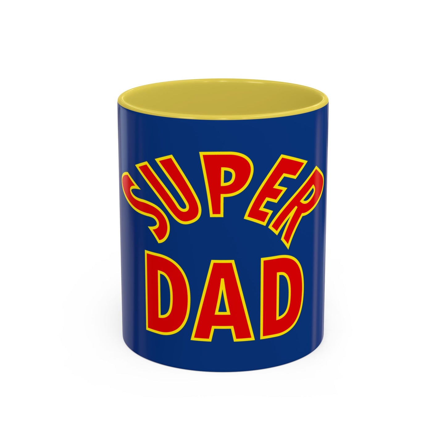 Super Dad Colorful Mug - Perfect Gift for Fathers Day, Birthdays & Special Occasions - 11oz & 15oz Sizes