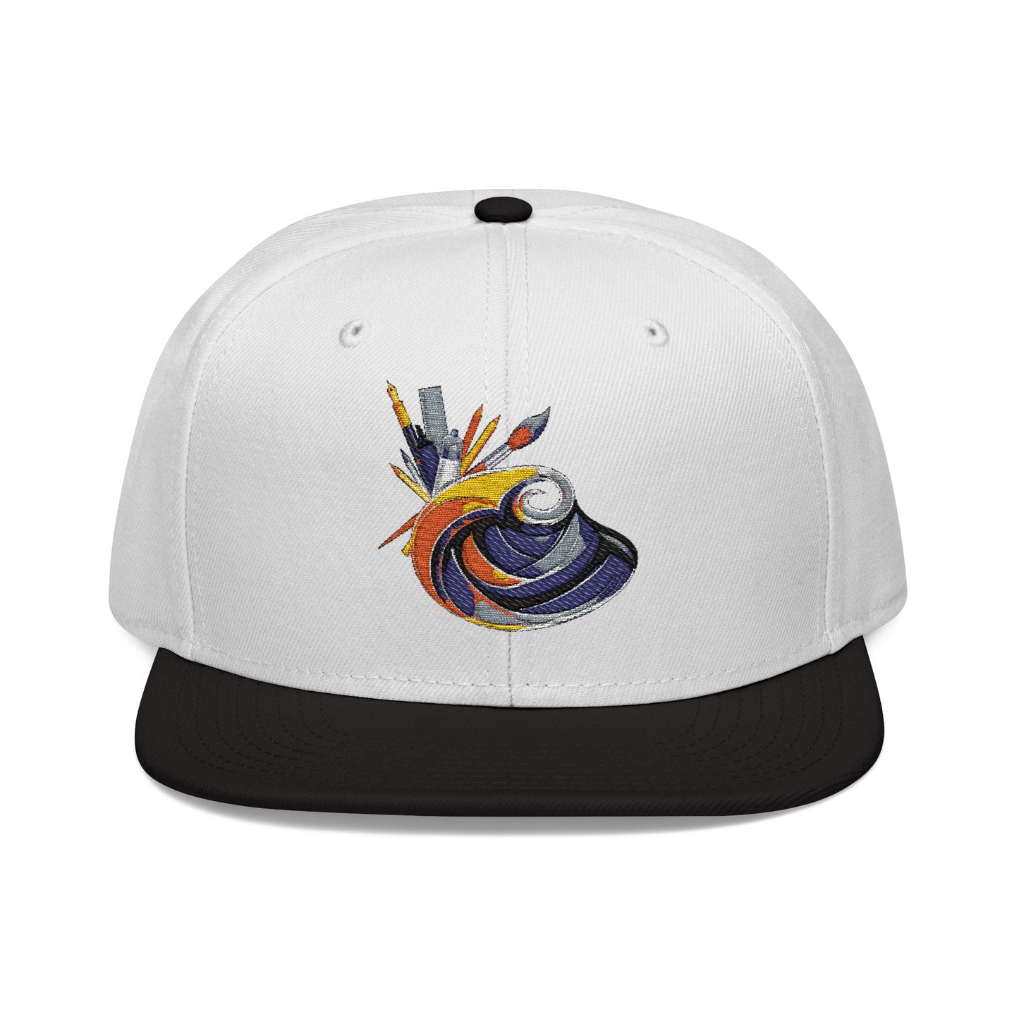 Vibrant Embroidered Snapback Hat - Unique Style Statement for Everyday Wear