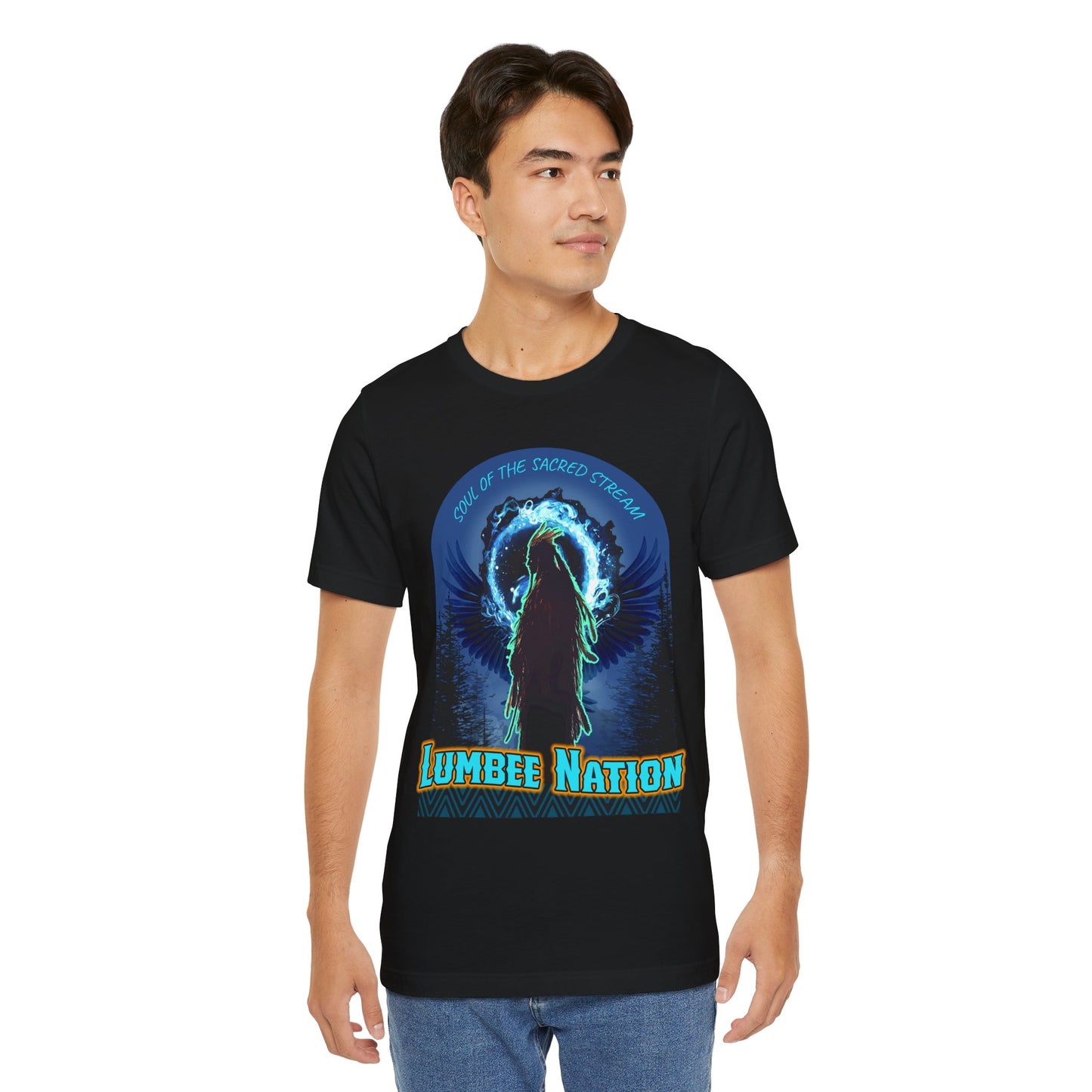 Lumbee Nation - Soul of the Sacred Stream "Water" is Life Unisex Tee