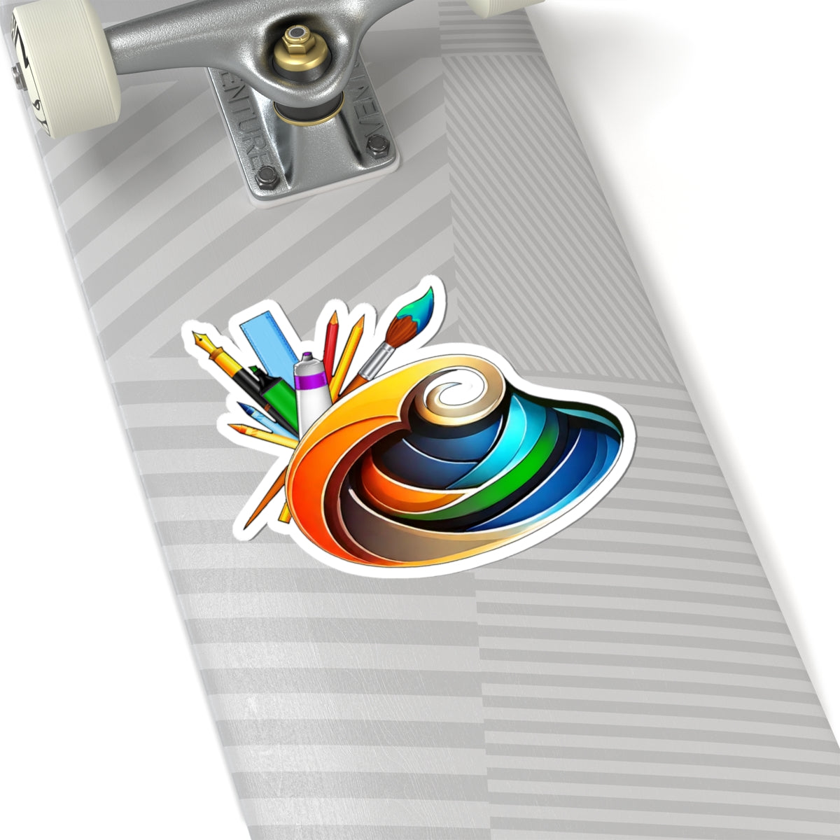 Vibrant Art Supplies Kiss-Cut Stickers for Creative Souls