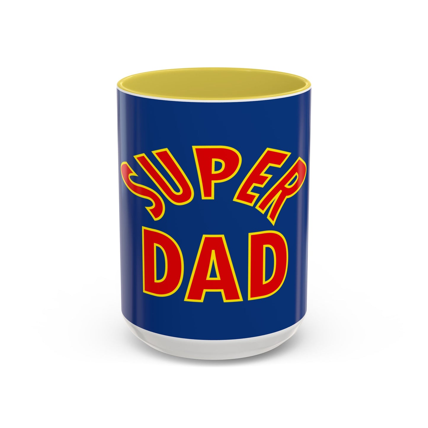Super Dad Colorful Mug - Perfect Gift for Fathers Day, Birthdays & Special Occasions - 11oz & 15oz Sizes