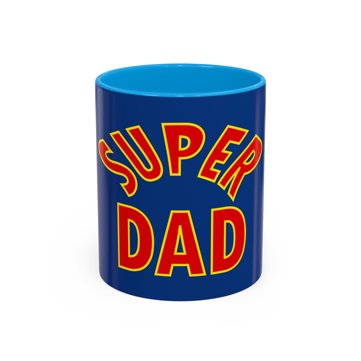 Super Dad Colorful Mug - Perfect Gift for Fathers Day, Birthdays & Special Occasions - 11oz & 15oz Sizes