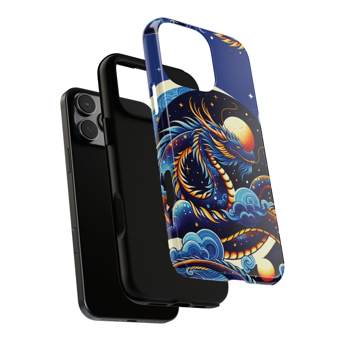 Dragon Art Tough Phone Case - Vibrant, Stylish Protection for Dreamers