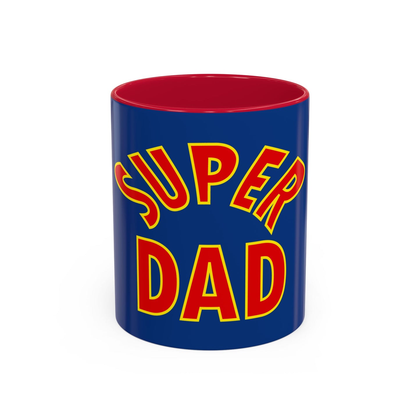 Super Dad Colorful Mug - Perfect Gift for Fathers Day, Birthdays & Special Occasions - 11oz & 15oz Sizes