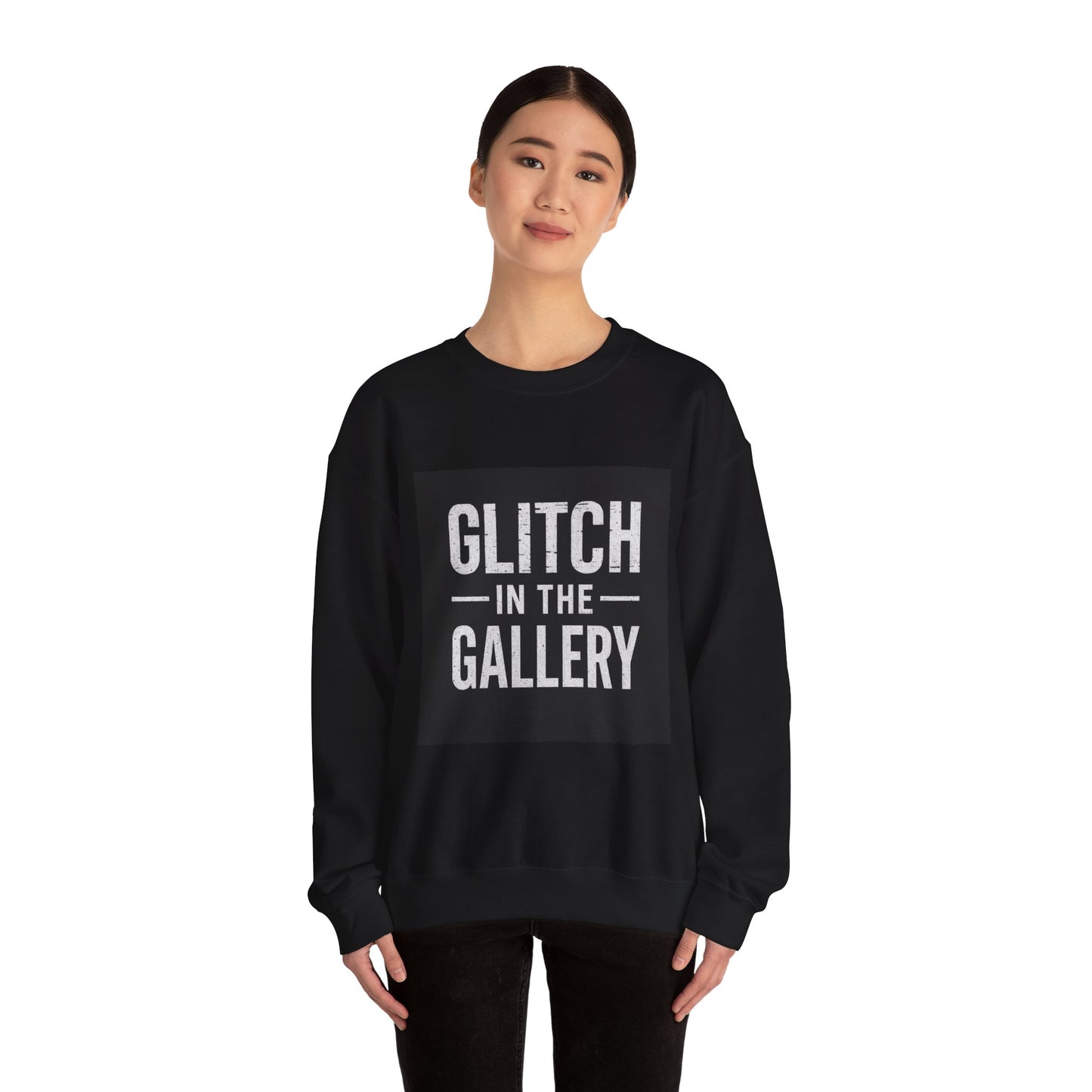 Glitch in the Gallery Unisex Heavy Blend™ Crewneck Sweatshirt