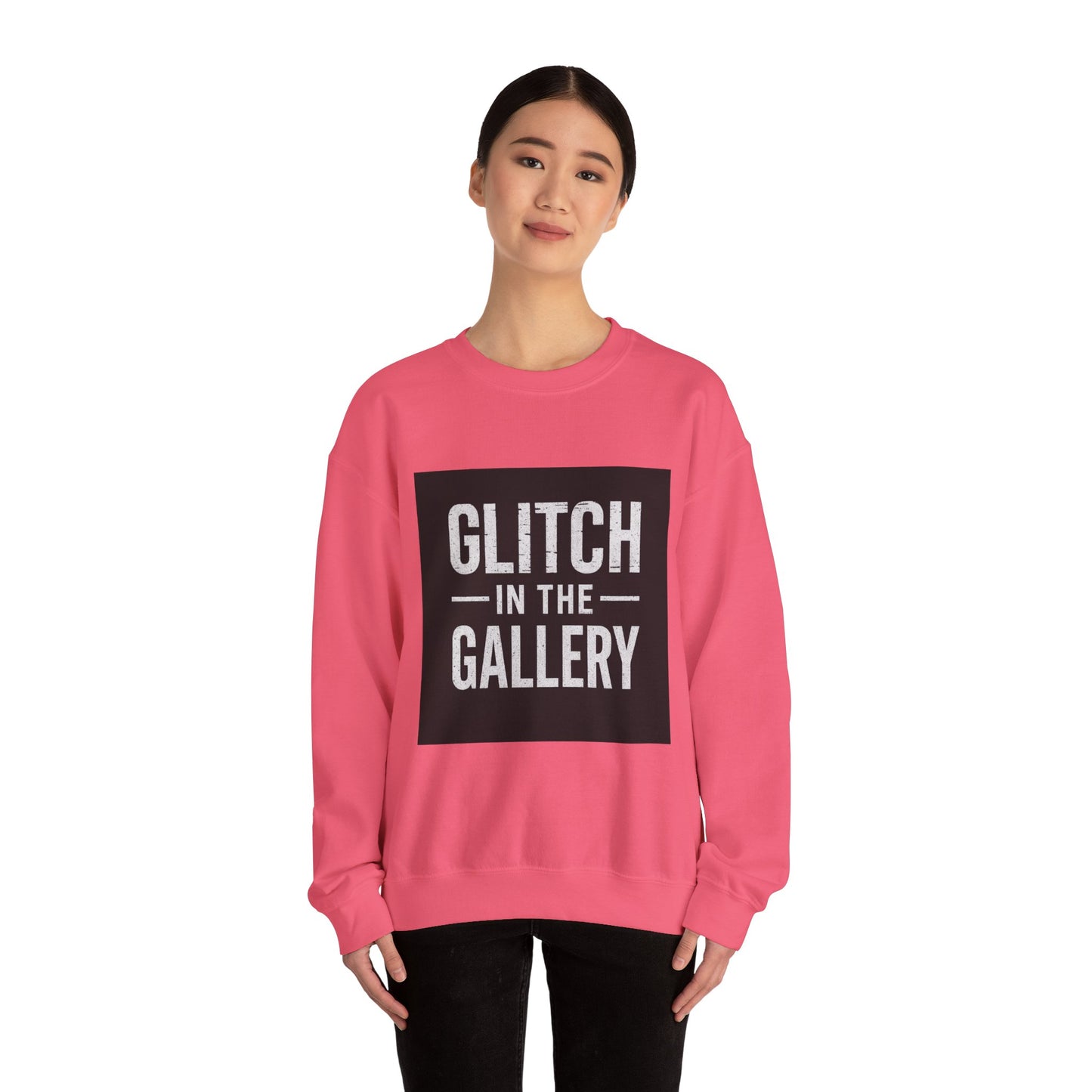 Glitch in the Gallery Unisex Heavy Blend™ Crewneck Sweatshirt