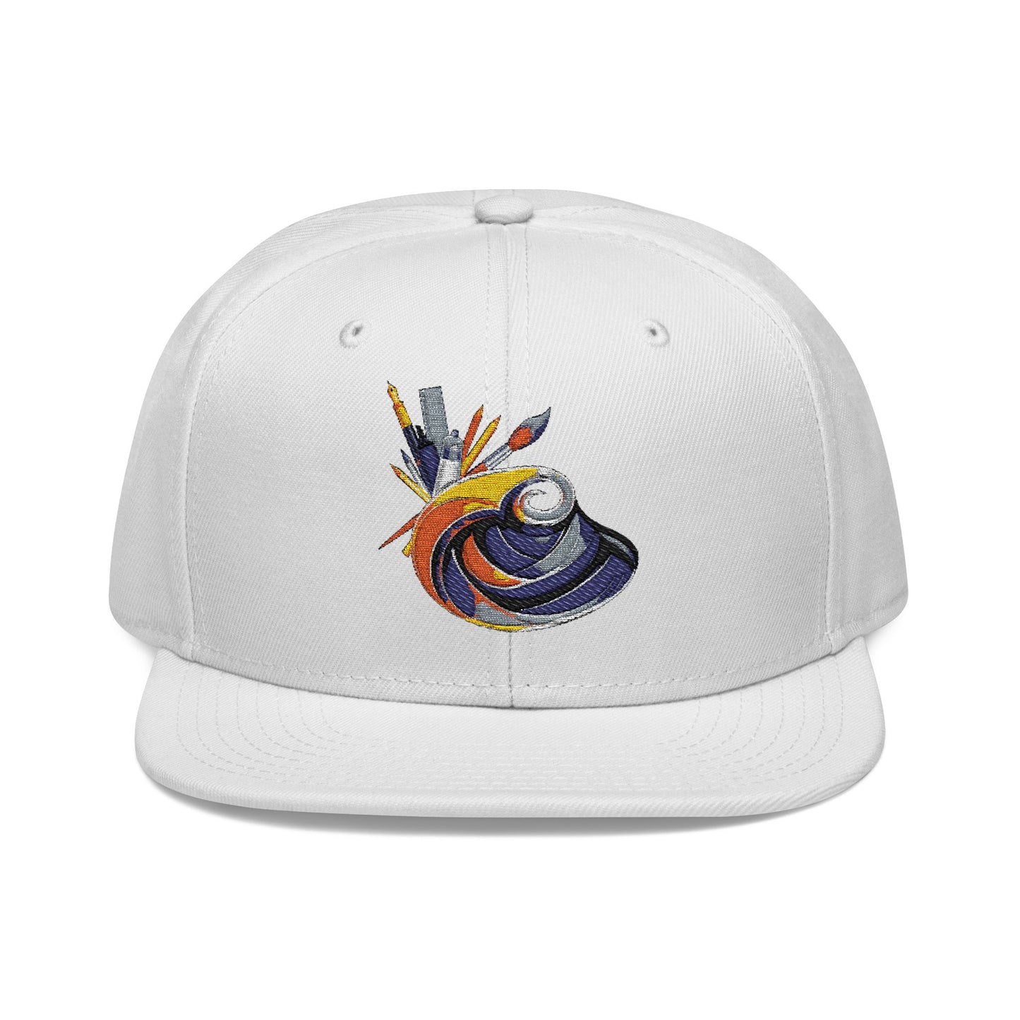 Vibrant Embroidered Snapback Hat - Unique Style Statement for Everyday Wear