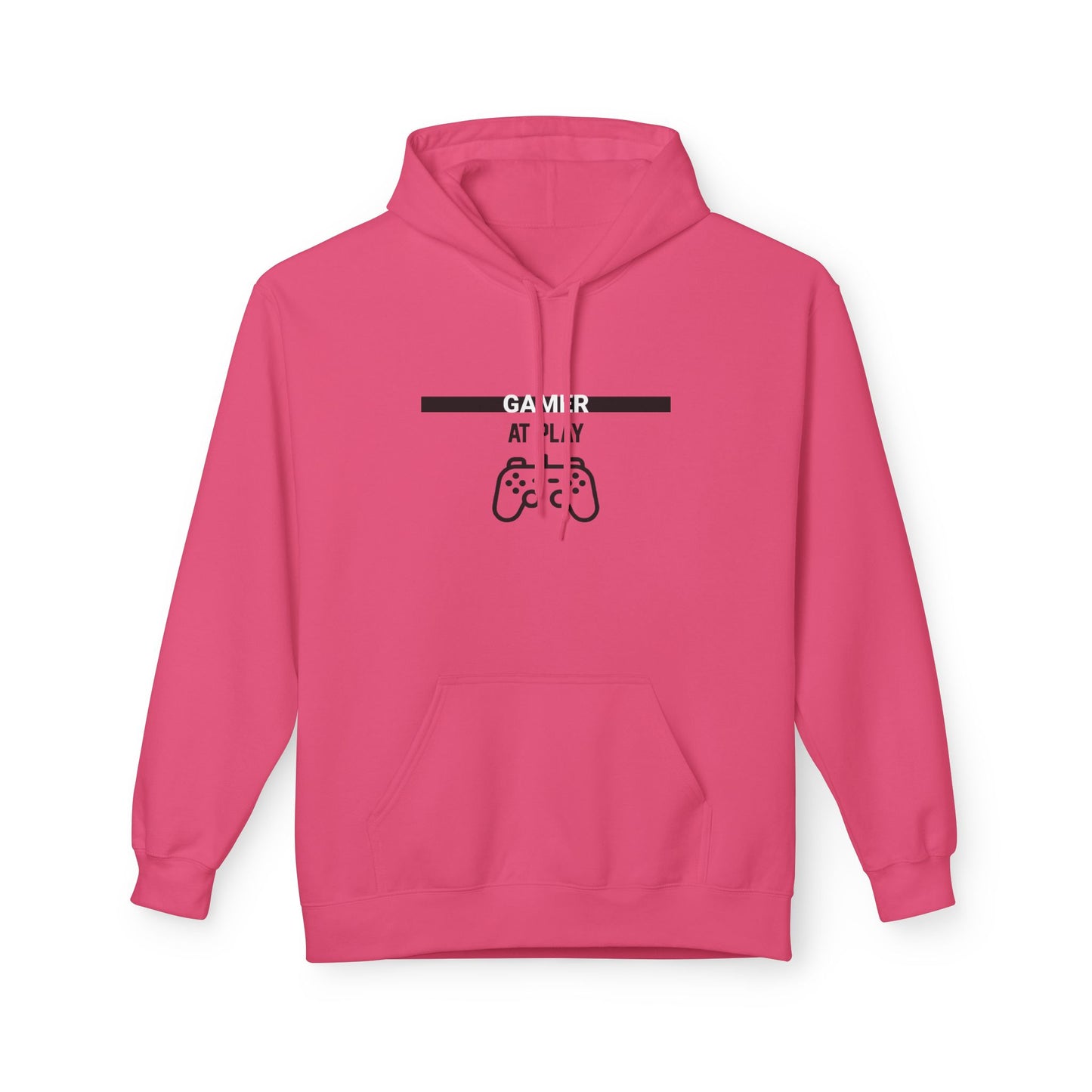 Gamer At Play Hoodie - Unisex Midweight Softstyle Fleece