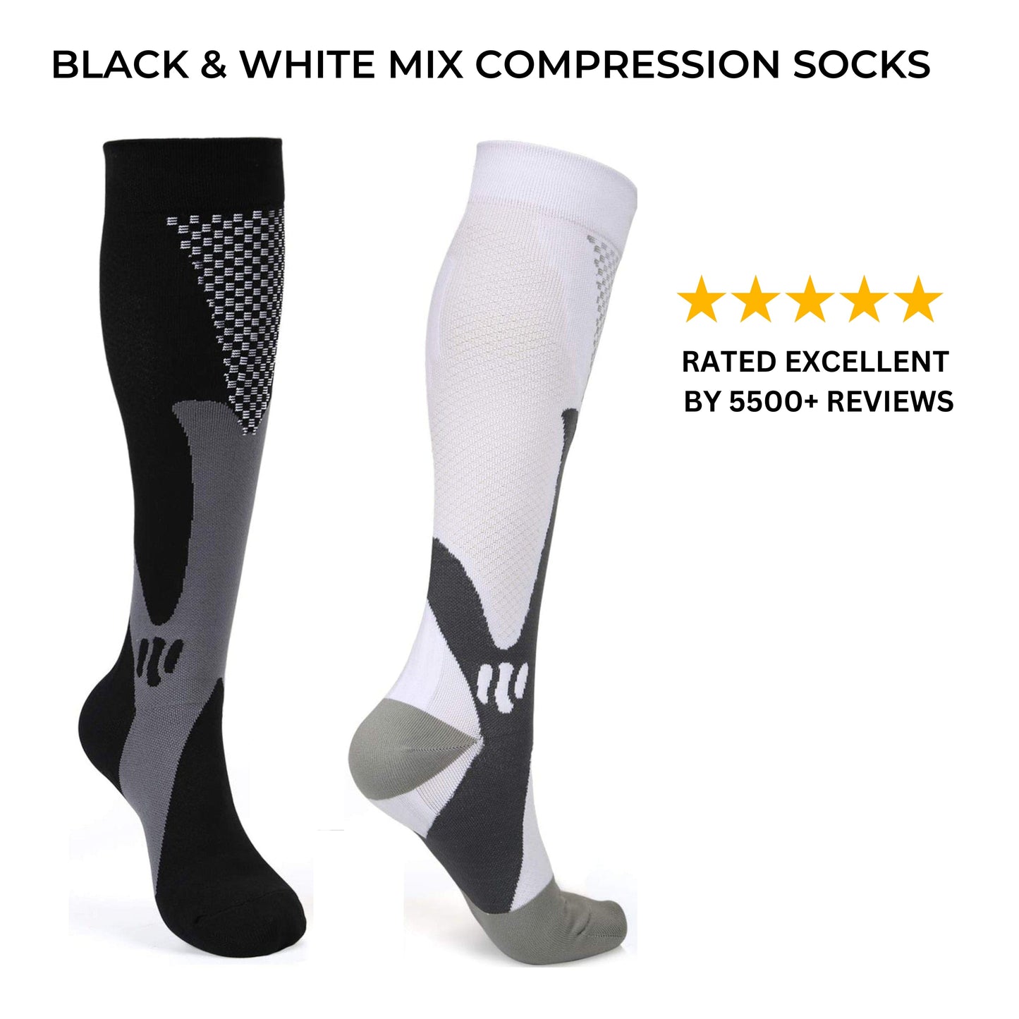 Vital Flows Compression Socks (20-30 Mmhg)
