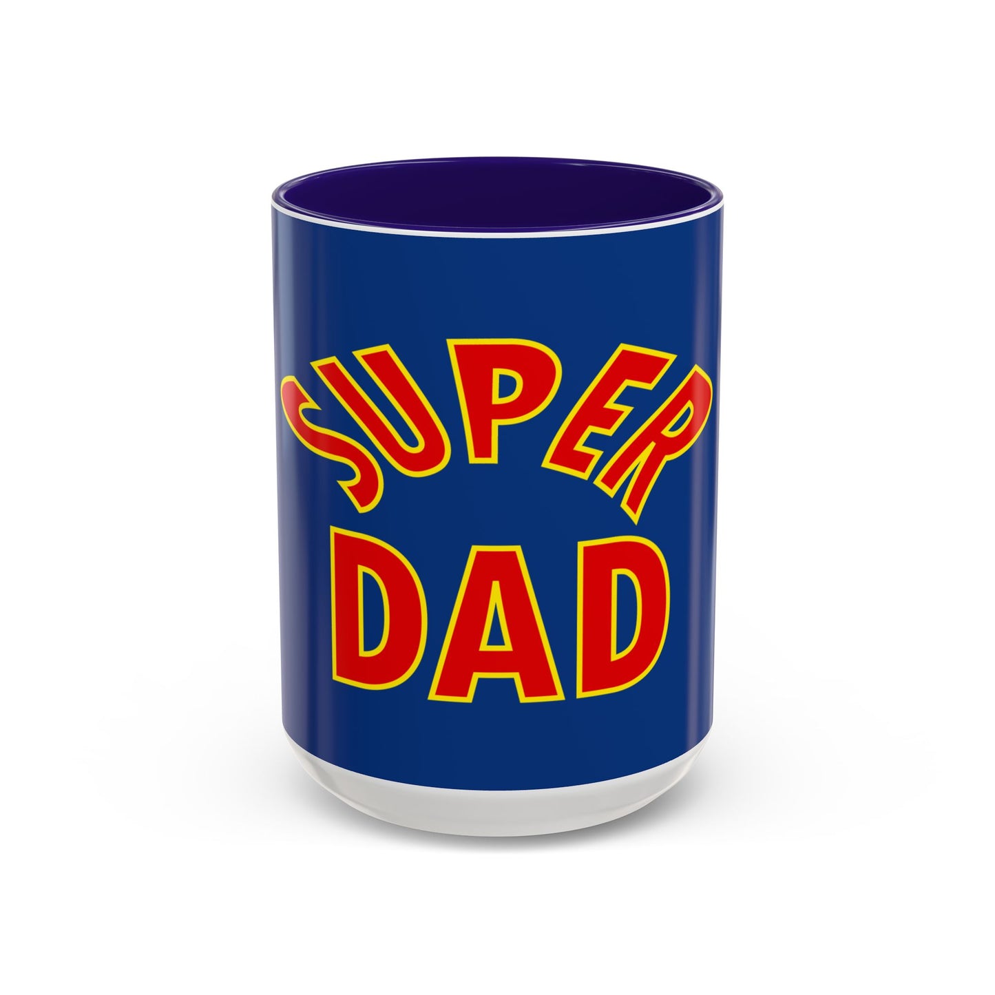 Super Dad Colorful Mug - Perfect Gift for Fathers Day, Birthdays & Special Occasions - 11oz & 15oz Sizes