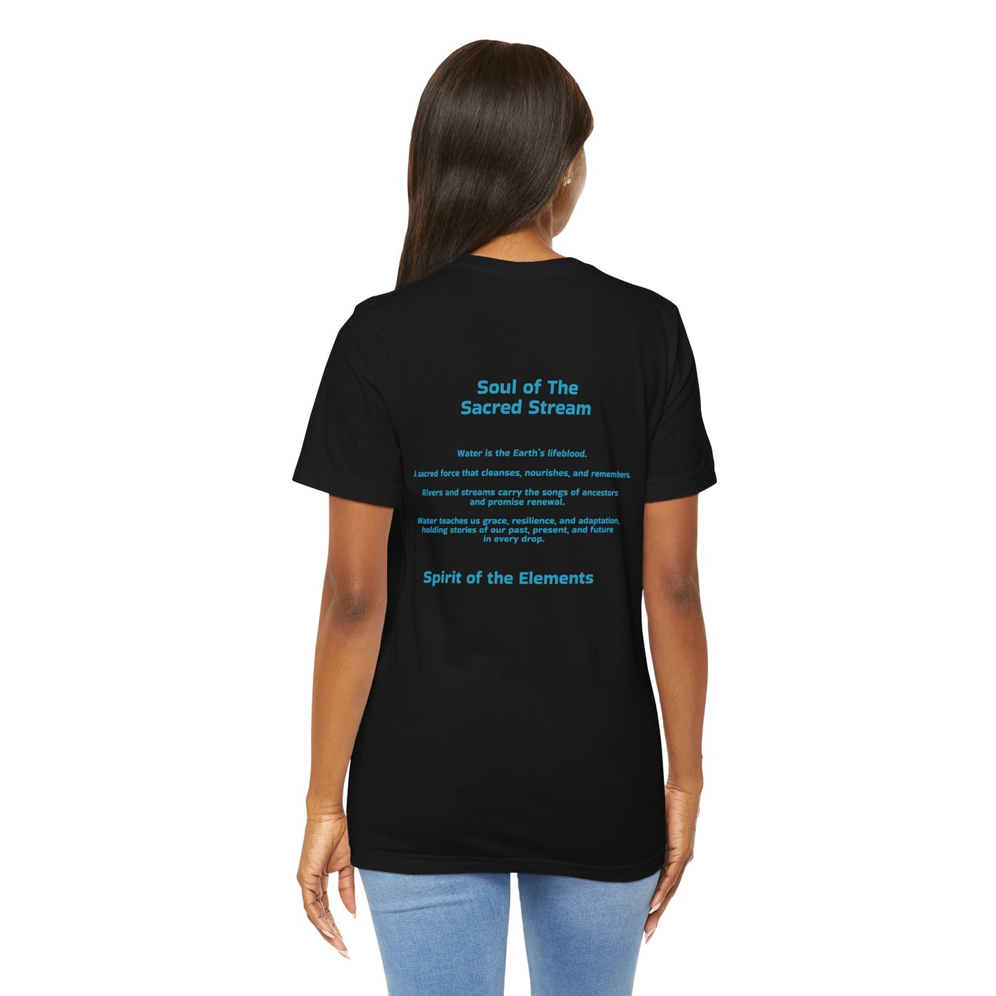 Native Pride - Soul of the Sacred Stream "Water" is Life Unisex Tee