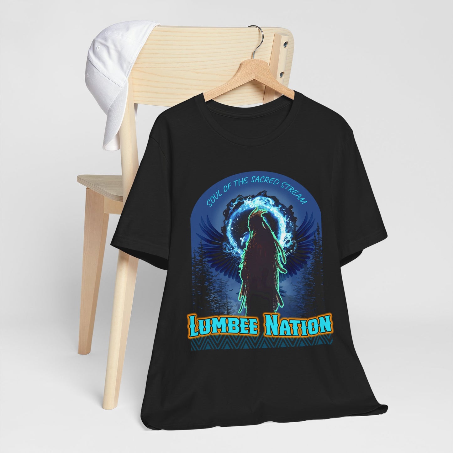 Lumbee Nation - Soul of the Sacred Stream "Water" is Life Unisex Tee