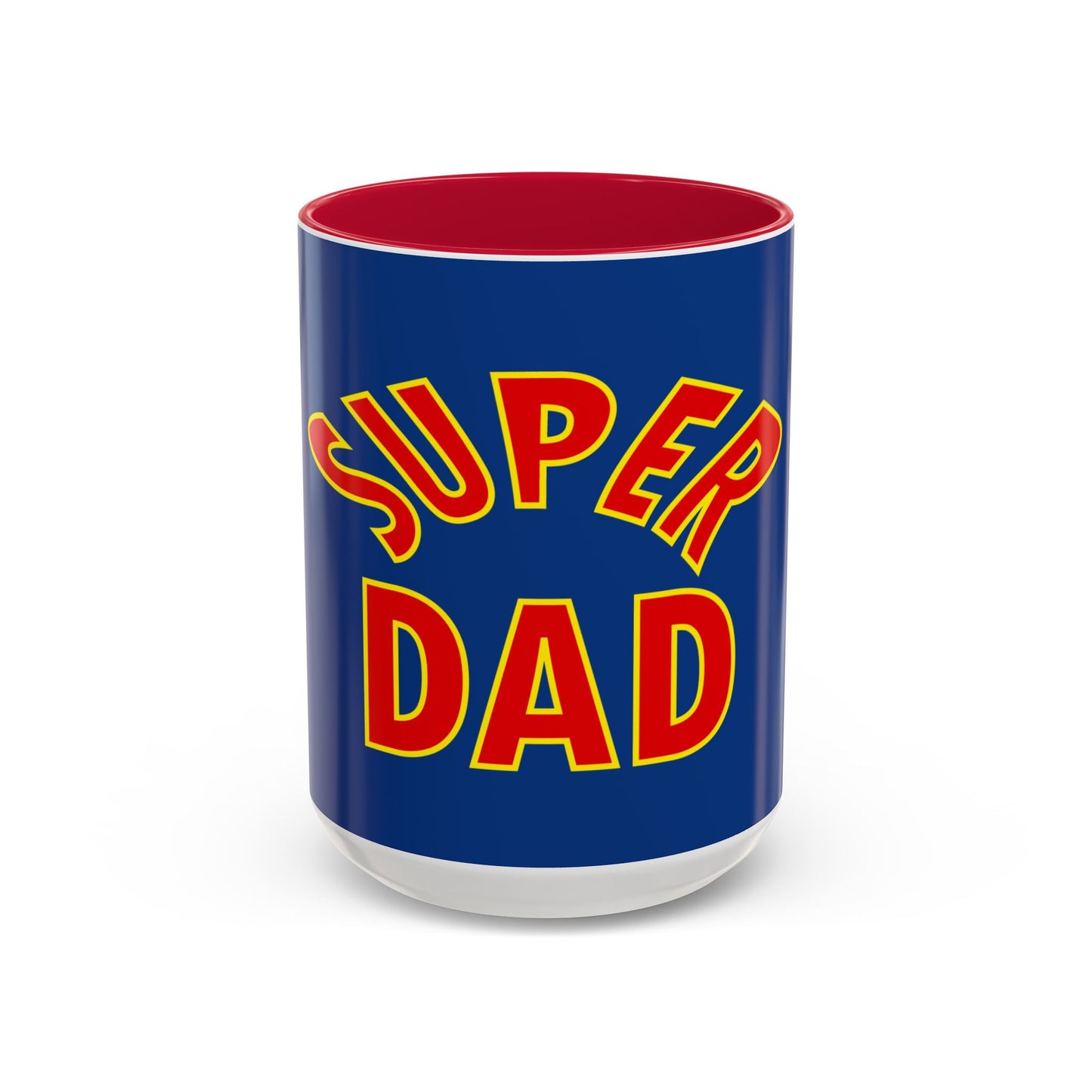 Super Dad Colorful Mug - Perfect Gift for Fathers Day, Birthdays & Special Occasions - 11oz & 15oz Sizes