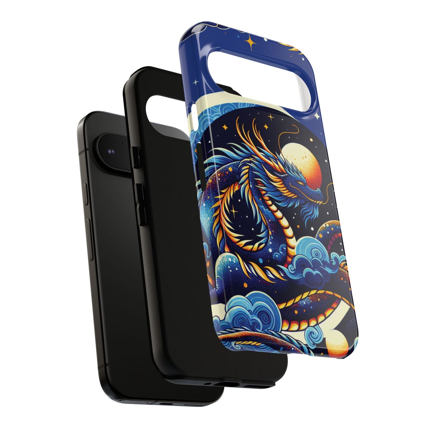Dragon Art Tough Phone Case - Vibrant, Stylish Protection for Dreamers