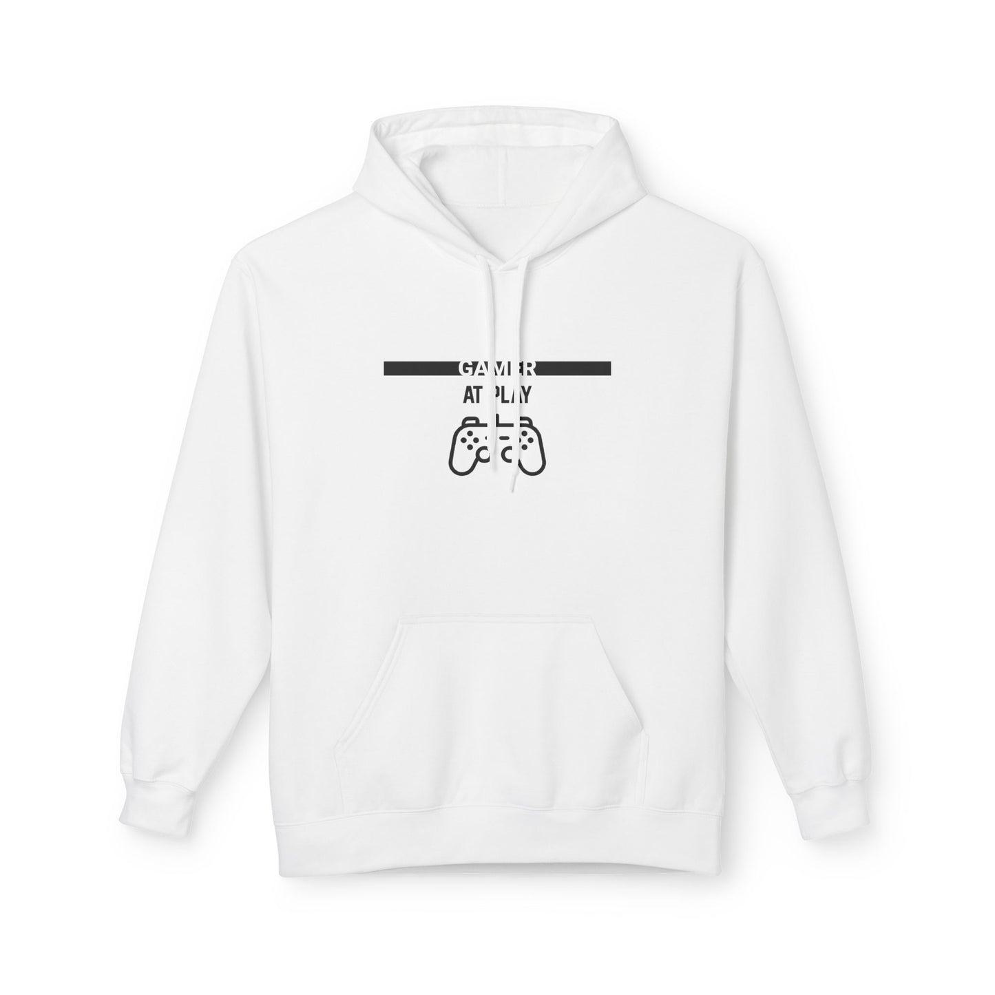 Gamer At Play Hoodie - Unisex Midweight Softstyle Fleece