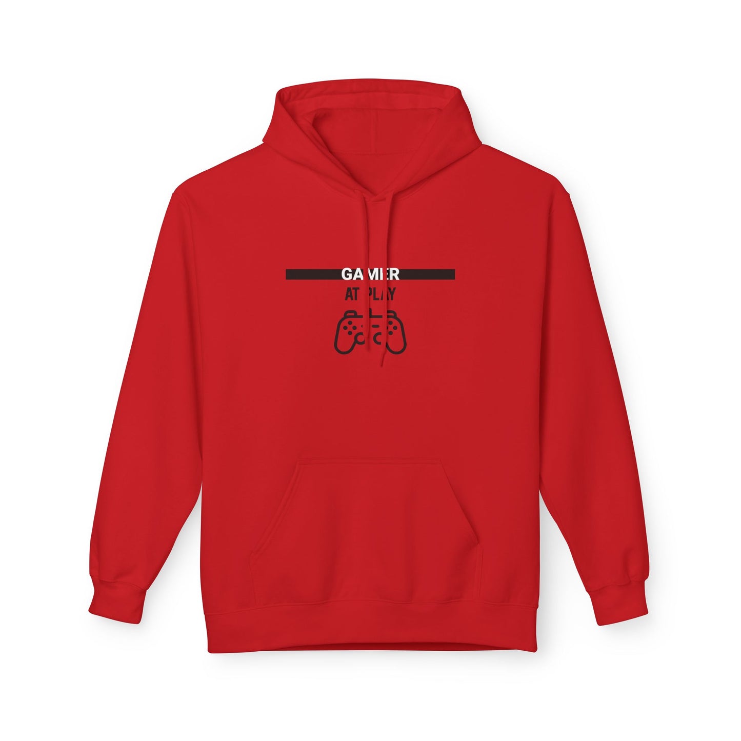 Gamer At Play Hoodie - Unisex Midweight Softstyle Fleece