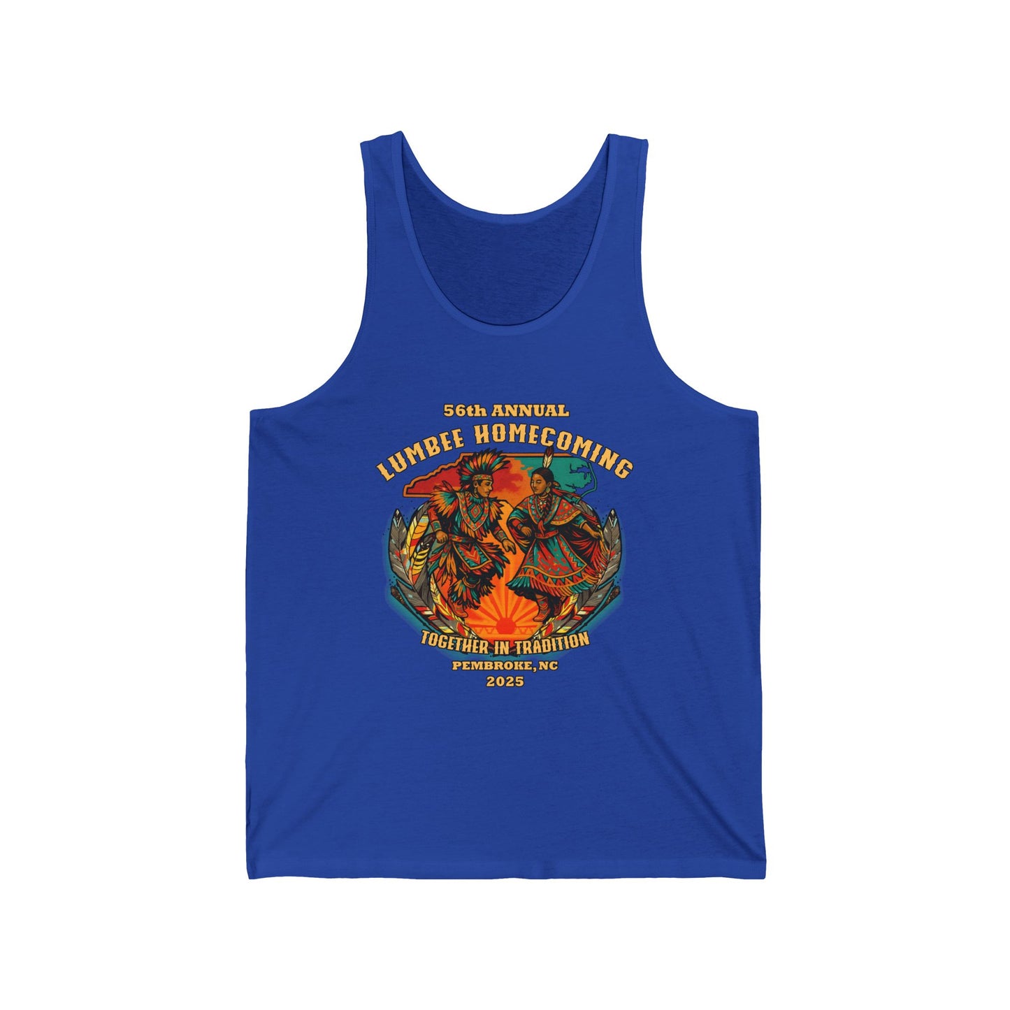 56th Annual Lumbee Homecoming tank top for Men | Unisex design