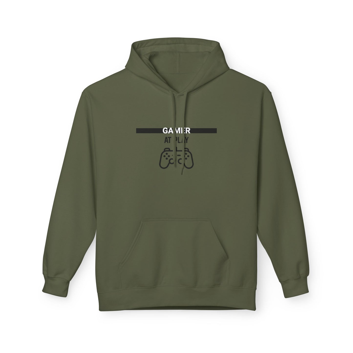 Gamer At Play Hoodie - Unisex Midweight Softstyle Fleece